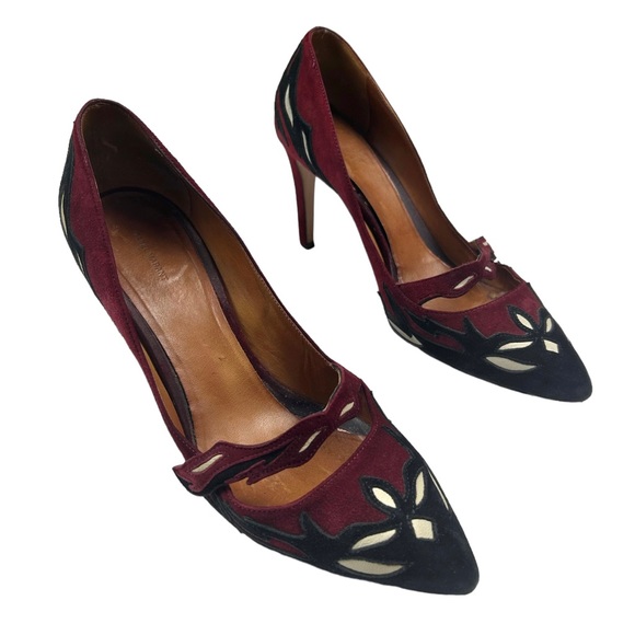 Isabel Marant Kylie Suede Flower Applique Heels *Read* - Picture 2 of 14